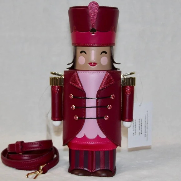 NWT Kate Spade Oh What Fun 3D Nutcracker Crossbody Bag Novelty Christmas Gift