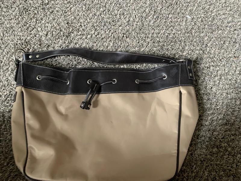 New York & Co Light And Dark Brown Med/large Purse Approximately 11”x14” 10”deep