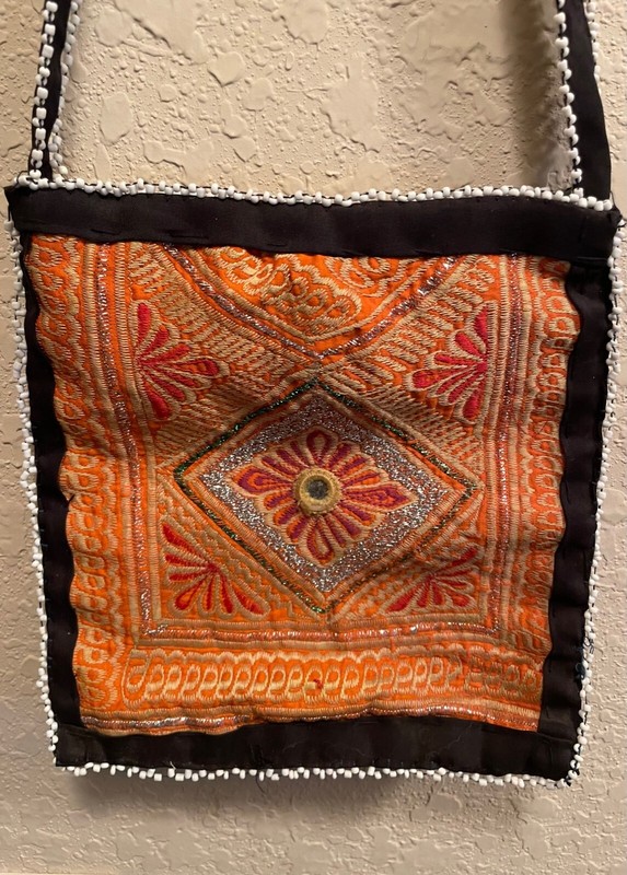 Cross Body Colorful Bag, tote, purse crafted with Hand Embroidery & Patch Work  
