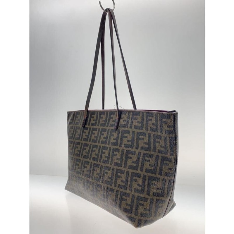 FENDI Bag: Zucchino Tote Brown W31H23D13cm w/o accessories; gallery