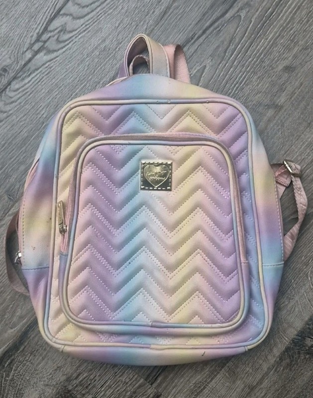 BETSEY JOHNSON Bag Dakota Small Backpack – Rainbow Ombré