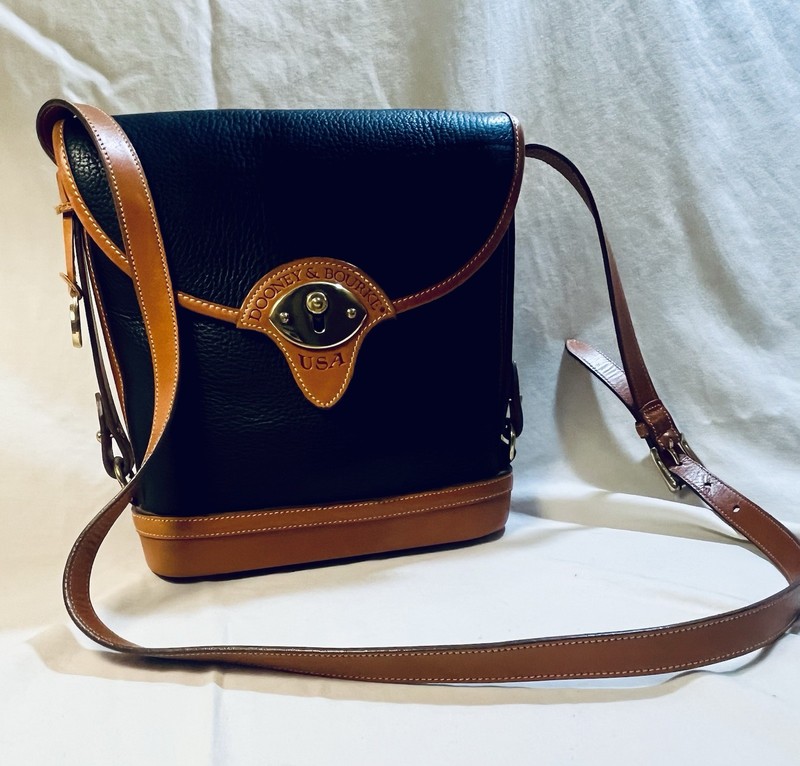 Dooney & Bourke Leather Cavalry Spectator Bag. Authentic AWL Vintage.