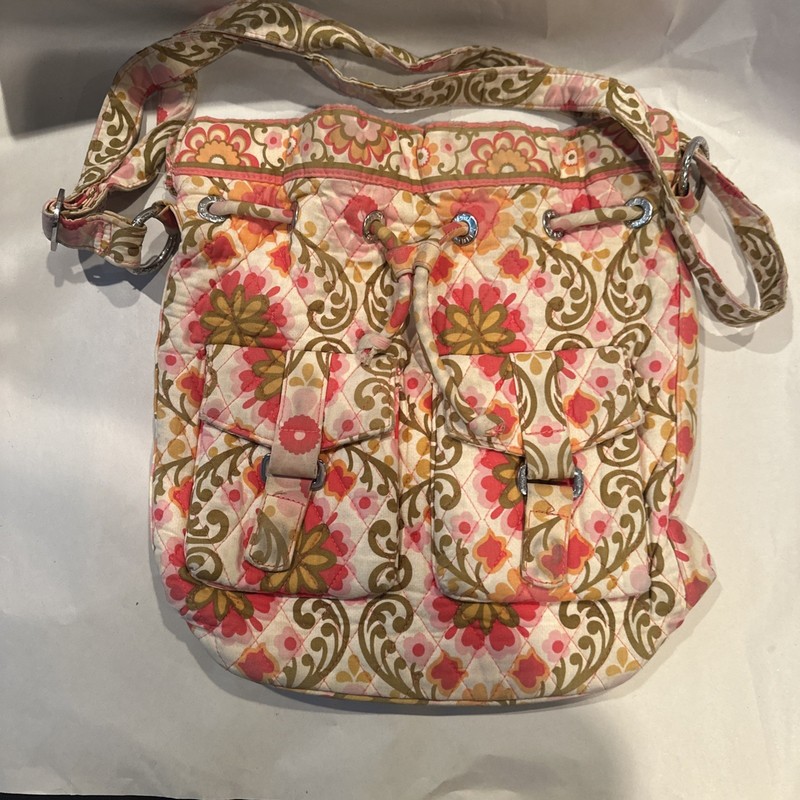 Vera Bradley Folkloric print purse with matching trifold wallet. Slightly used