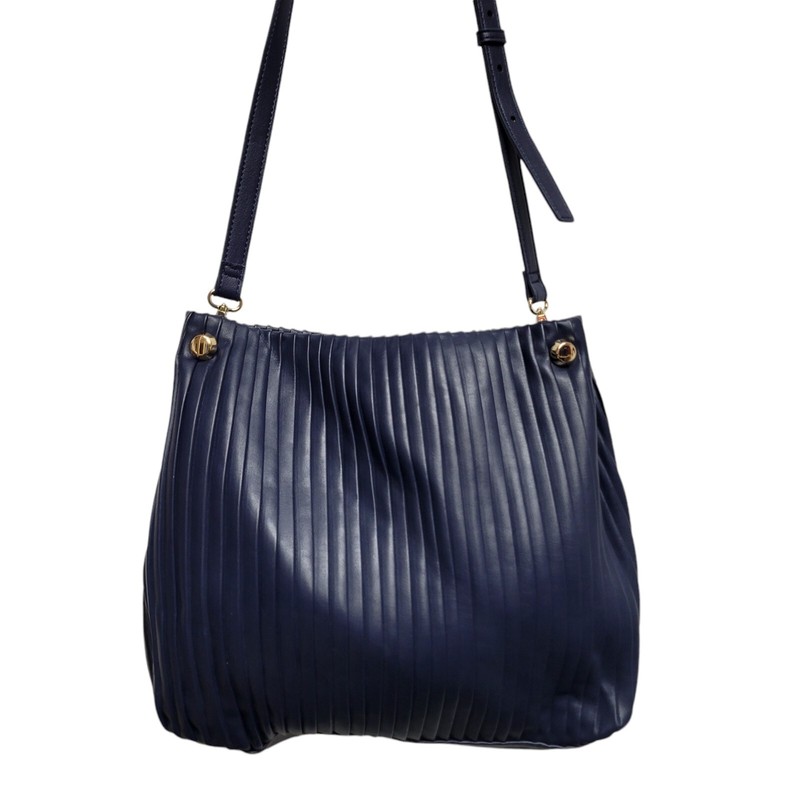 Alfani Faux Leather Hobo Bag Women’s. Color Blue. Size Large. New Without Tag
