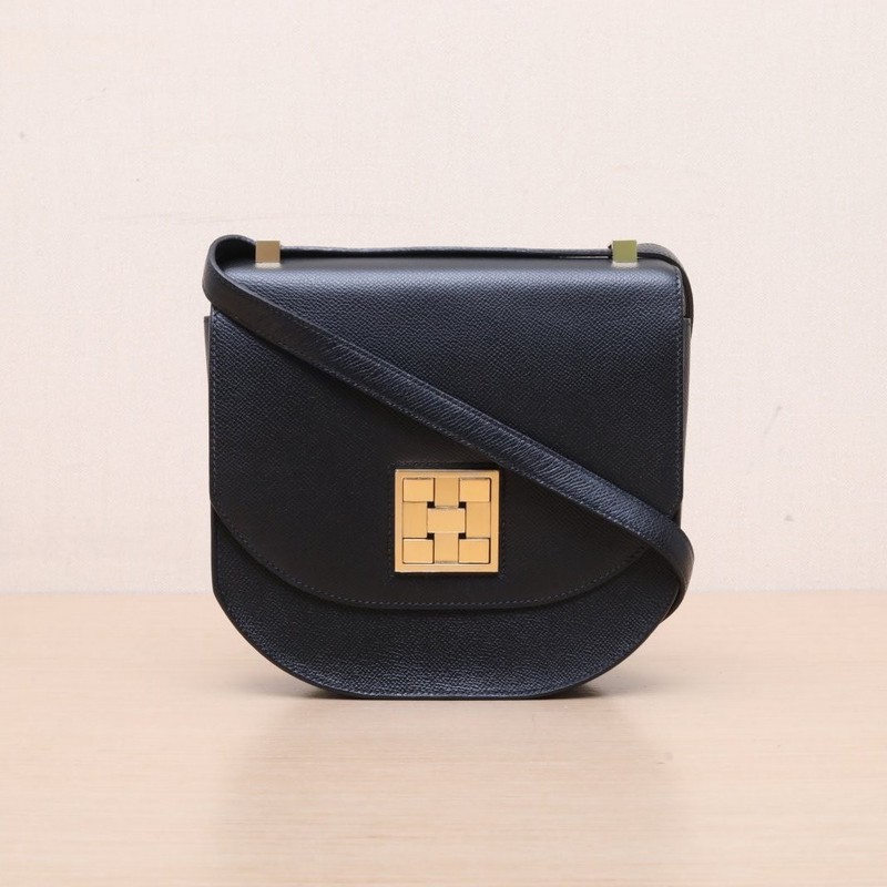 HERMES Mosaique Mosaic Large 21cm Noir(89) Epsom Leather 2020 Crossbody Bag gallery