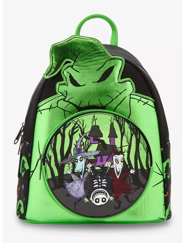 Loungefly Disney The Nightmare Before Christmas Oogie Boogie Metallic Backpack