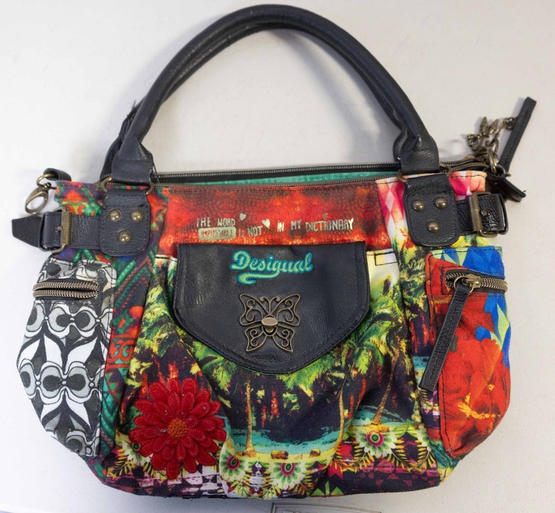 Desigual McBee Amazonas Colorful Handbag Some Damage