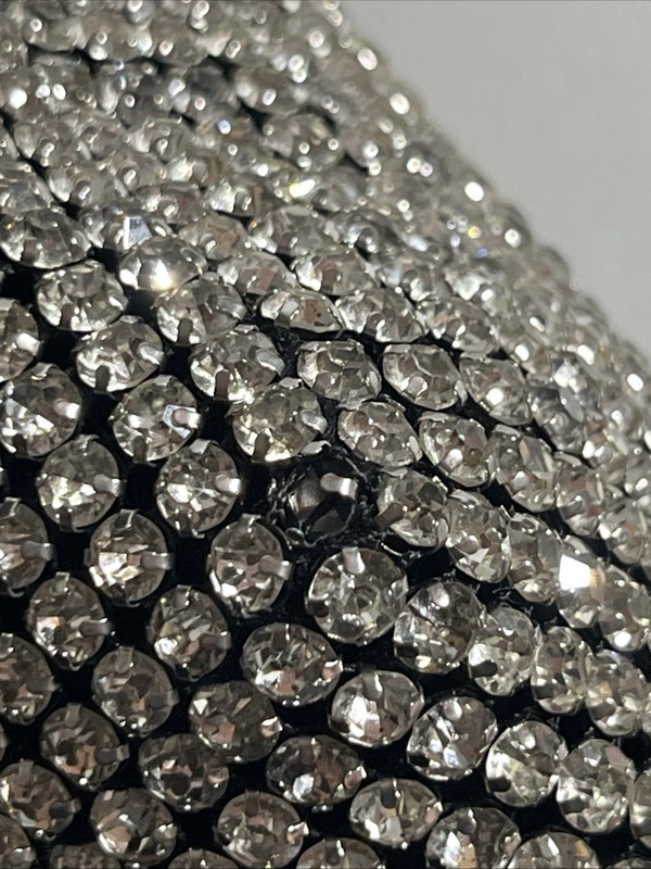 Rhinestone Sparkle Mini Evening Bag Purse Crystal Night Out Satchel Tote Handbag gallery