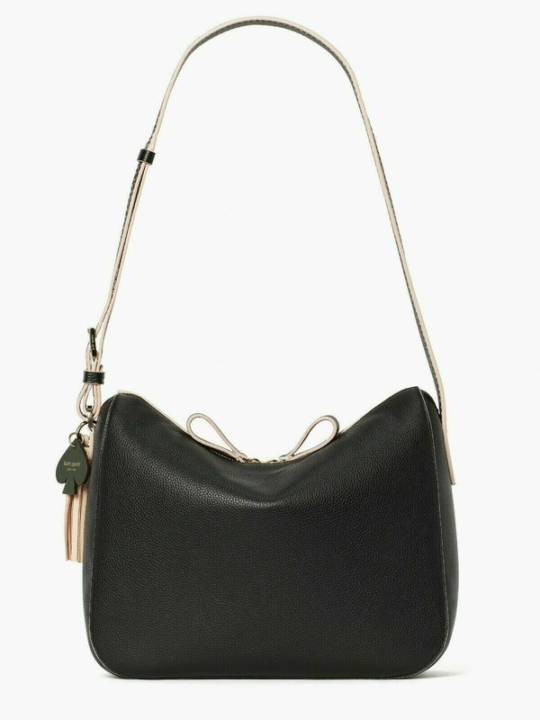 Kate Spade Anyday Medium Shoulder Bag Black Leather PXR00248 NWT $298 Retail FS gallery