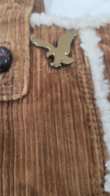 American Eagle, Shoulde Bag 12 inches long missing two front button Y2K. gallery