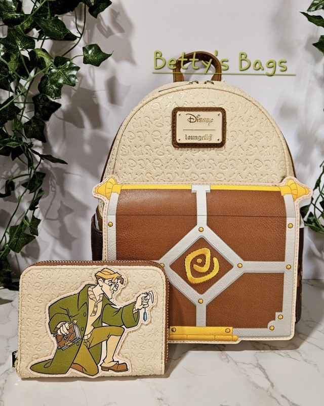Loungefly Disney Atlantis The Lost Empire Shepherd’s Journal Mini Backpack Set