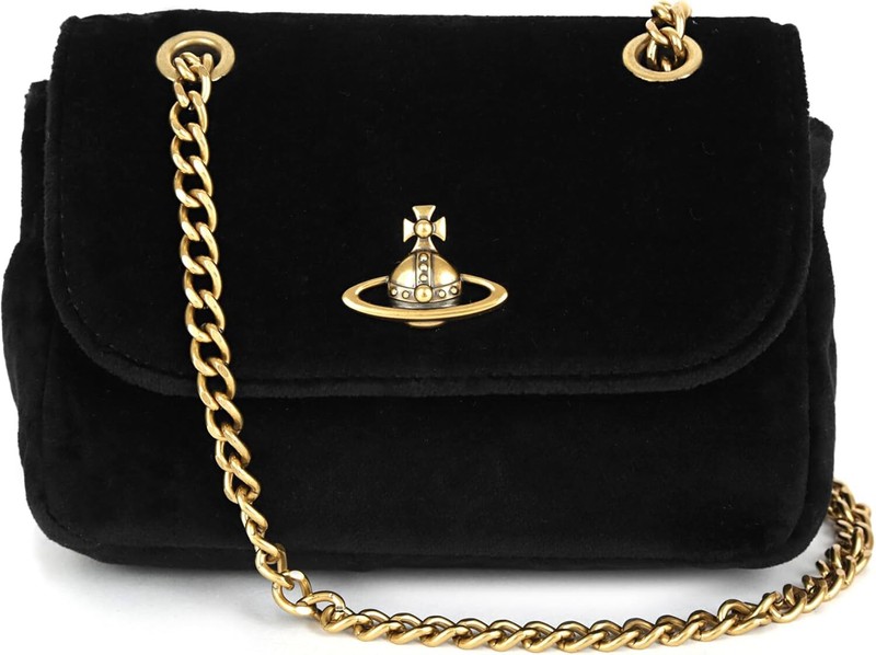 Vivienne Westwood SMALL PURSE WITH CHAIN 5C01000BW W00ZL N401 Black