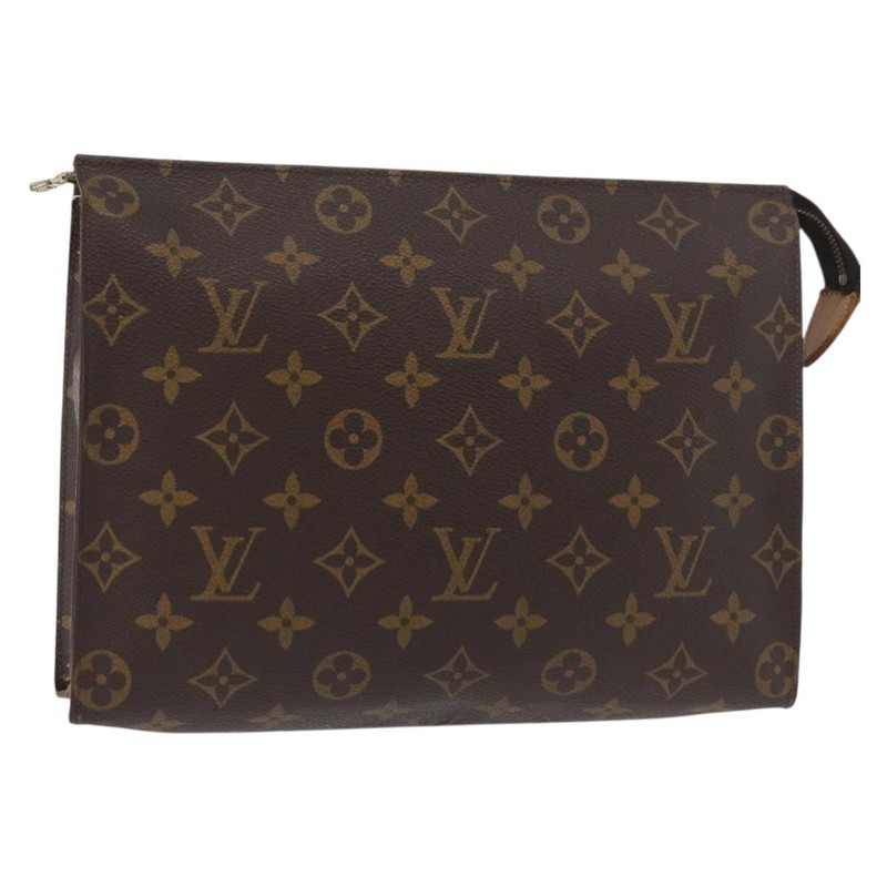 LOUIS VUITTON Monogram Poche Toilette 26 Pouch M47542 LV Auth 177591