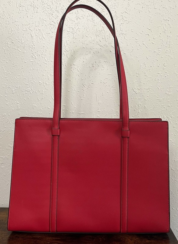 Kate Spade Kenzie Limited Edition Small Tote Bag KI926 Cherry Red Purse gallery