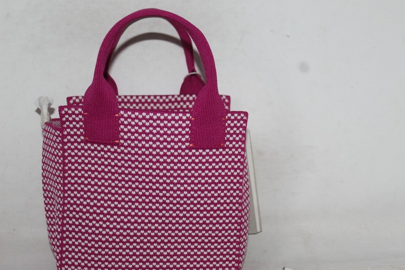 ROTHY’S Women’s Mini Handbag Raspberry/White Recycled Bag Size Small