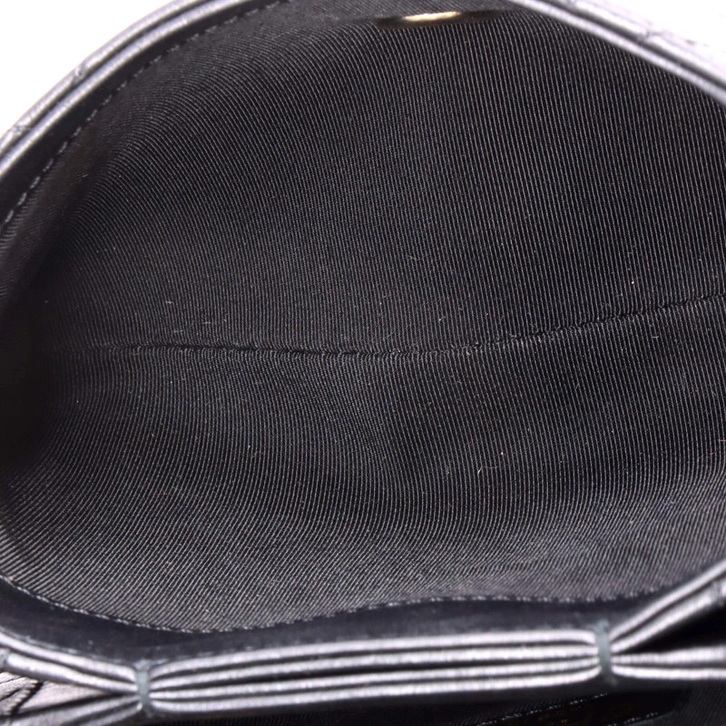 Chanel CC Double Pocket Top Handle Bag Stitched Calfskin Small gallery