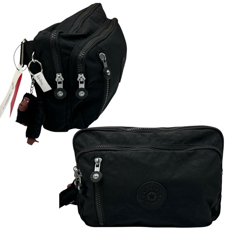 Kipling Tarry KIA8X7 Women's Convertible Waist Pack Organizer Black Tonal 11X5X3