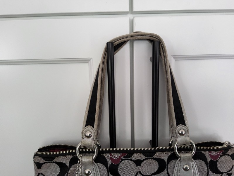 Coach Large Poppy Signature Red Hearts Glam Tote G1120-18711 gallery