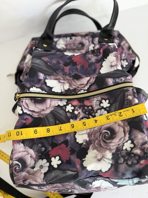 KROSER Laptop Backpack Floral Doctor Bag Style Travel School Business Wide Open gallery