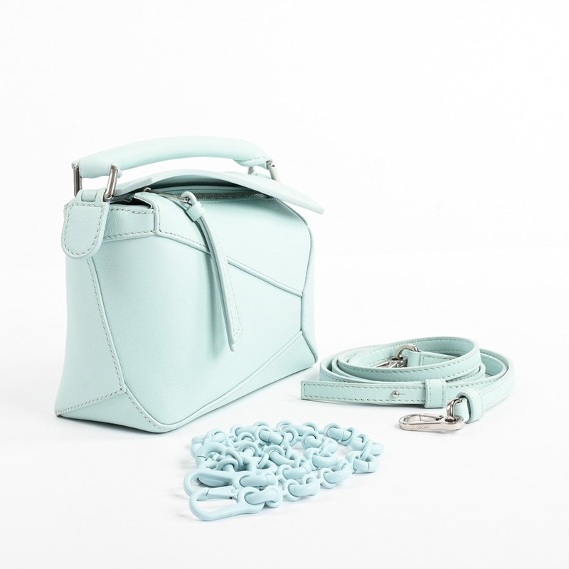 LOEWE Puzzle Edge Mini A510P88X26 Shoulder Bag / Light blue Women gallery
