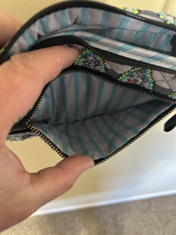 Vera Bradley Crossbody Purse Paisley Stripes gallery
