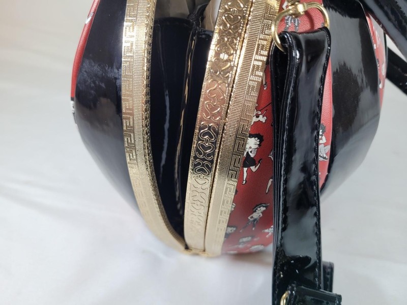 Rare Sasha Handbags Betty Boop Z3765 Orb "Embossed Diamonds" Handbag 2019 NWT gallery
