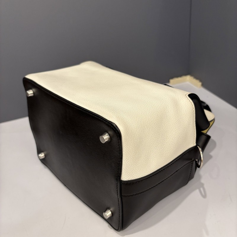 Hermes Toolbox 20 01 White 1z Jaune Poussin 89 Noir Evercolor Swift (kr030526a2) gallery