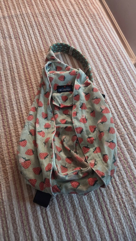 KAVU Mini Rope Bag – Strawberry Patch