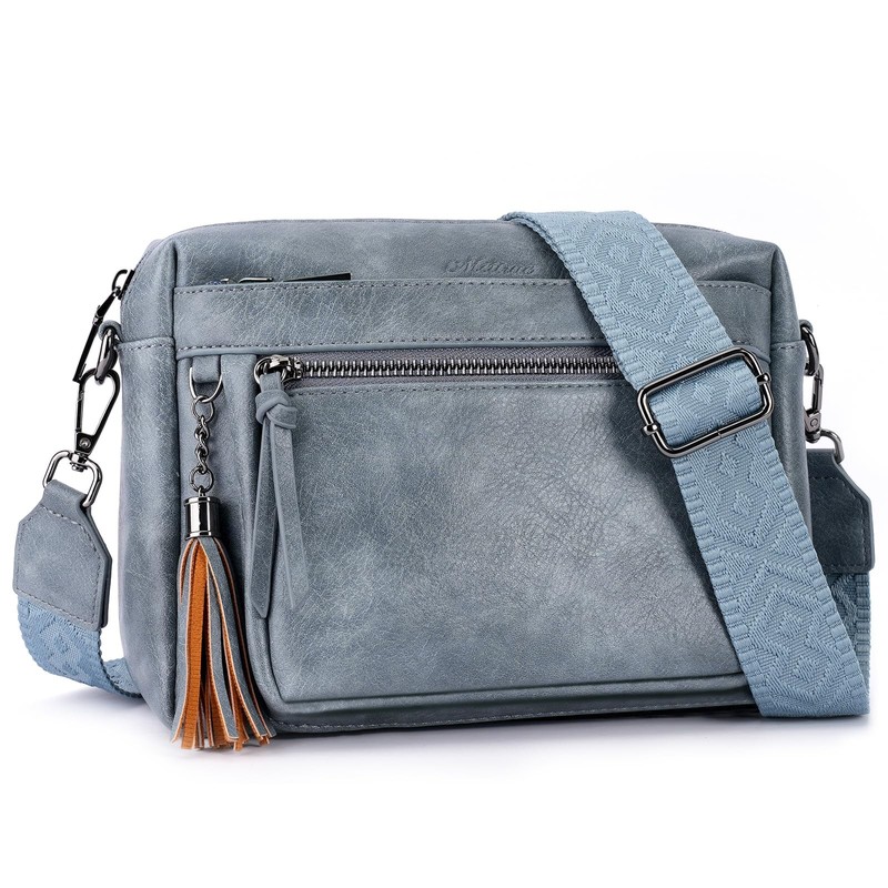Crossbody Bags for Women, Vegan Leather Crossbody Cell Phone Purse Trendy Mul…