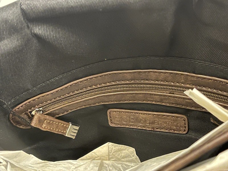 BCBGeneration (BCBG) Oversized Envelope Woven Straw 12" Wide Bag Purse Clutch gallery
