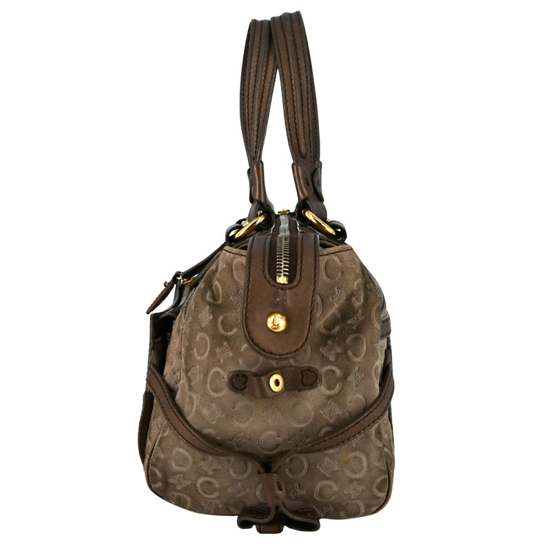 Celine Vintage Monogram Triomphe Top Handle Bag gallery