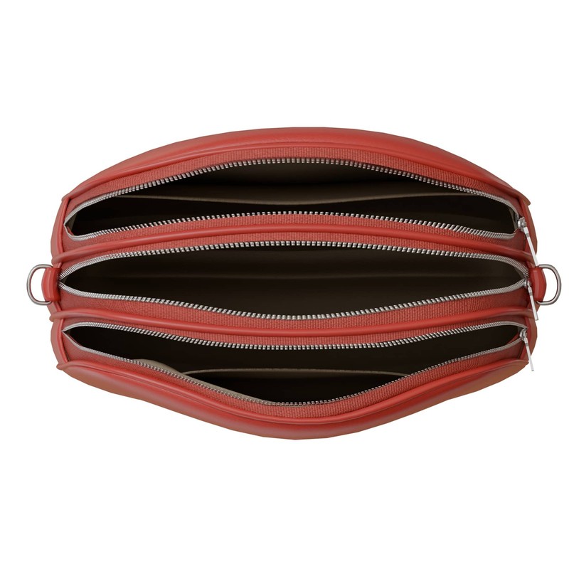 Ladies Cross Body Shoulder Waist Bag Crossover Genuine Vegan Leather 30626 gallery