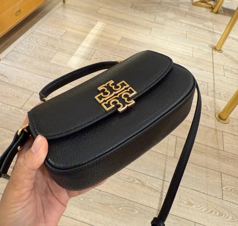 Tory Burch Britten Mini Top Handle Crossbody 149645 BLACK $300