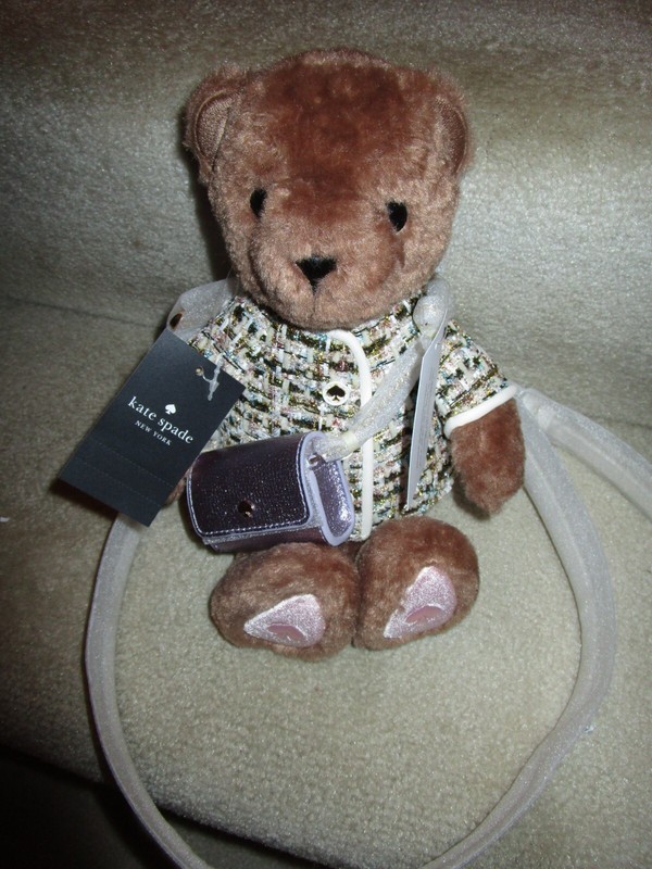 Kate Spade Oh What Fun 3D Teddy Bear Crossbody Purse Holiday Christmas Limited gallery