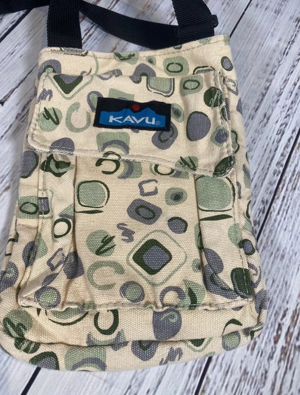 Kavu Bag Purse Crossbody Mini Keeper Small Beige/Green/Gray/black