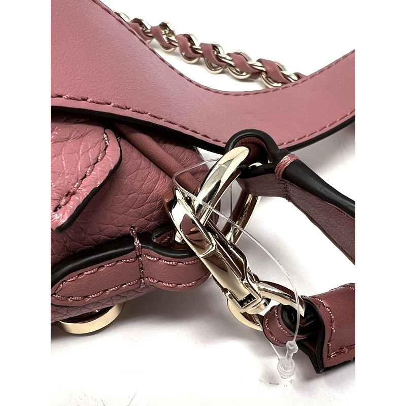 Michael Kors Slater Extra Small Pebbled Leather Sling Fanny Pack Rose Pink XS gallery