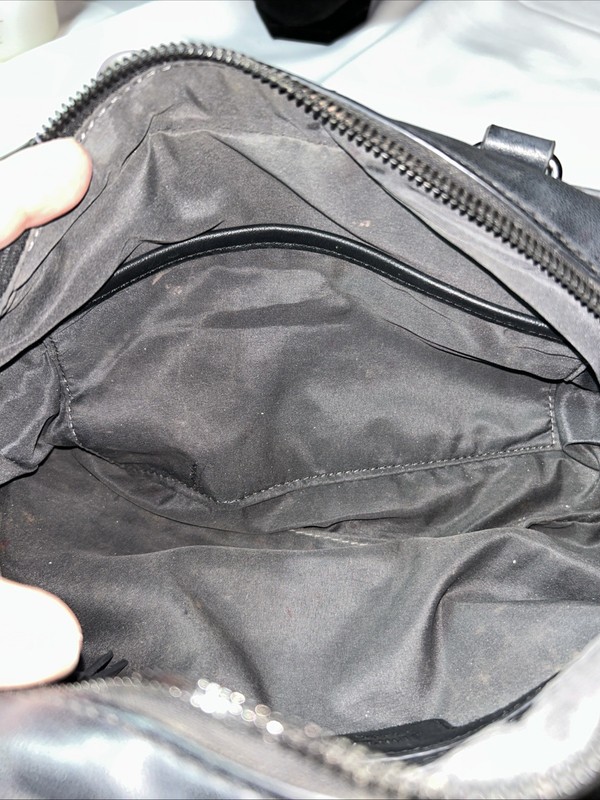 Simply Vera Vera Wang Geo Satchel Bag 12 Inches Wide By 6 Inches Tall Black gallery
