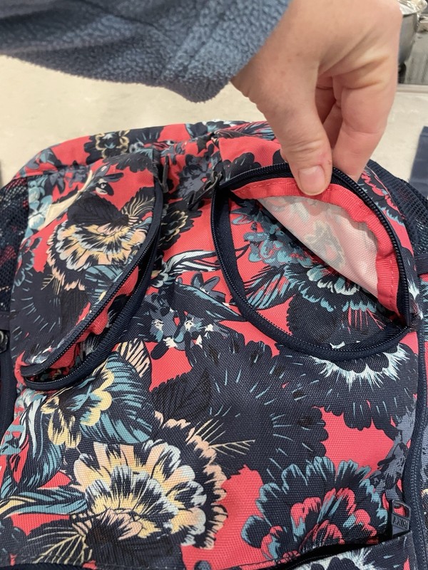 Roxy Backpack Bag Women's Floral Big School College Backpack Multi Use gallery