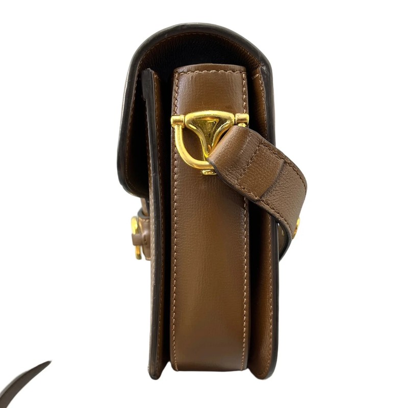 Gucci Small Horsebit 1955 Beige Brown Gg Supreme Monogram Calfskin (ym052226a0r) gallery