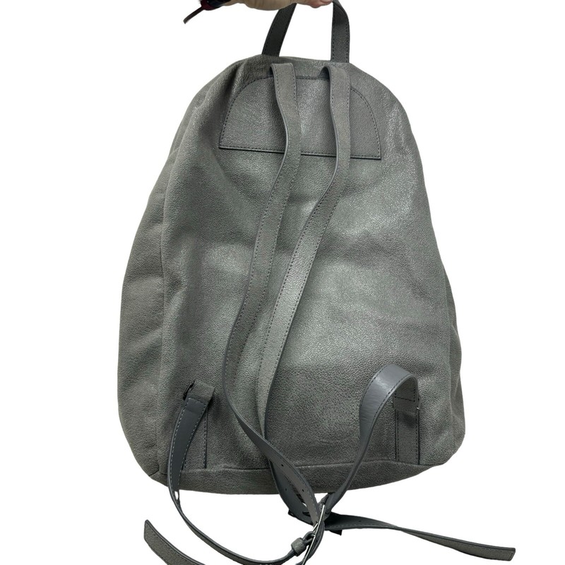Stella McCartney Falabella Shaggy Deer Rucksack Backpack Gray gallery