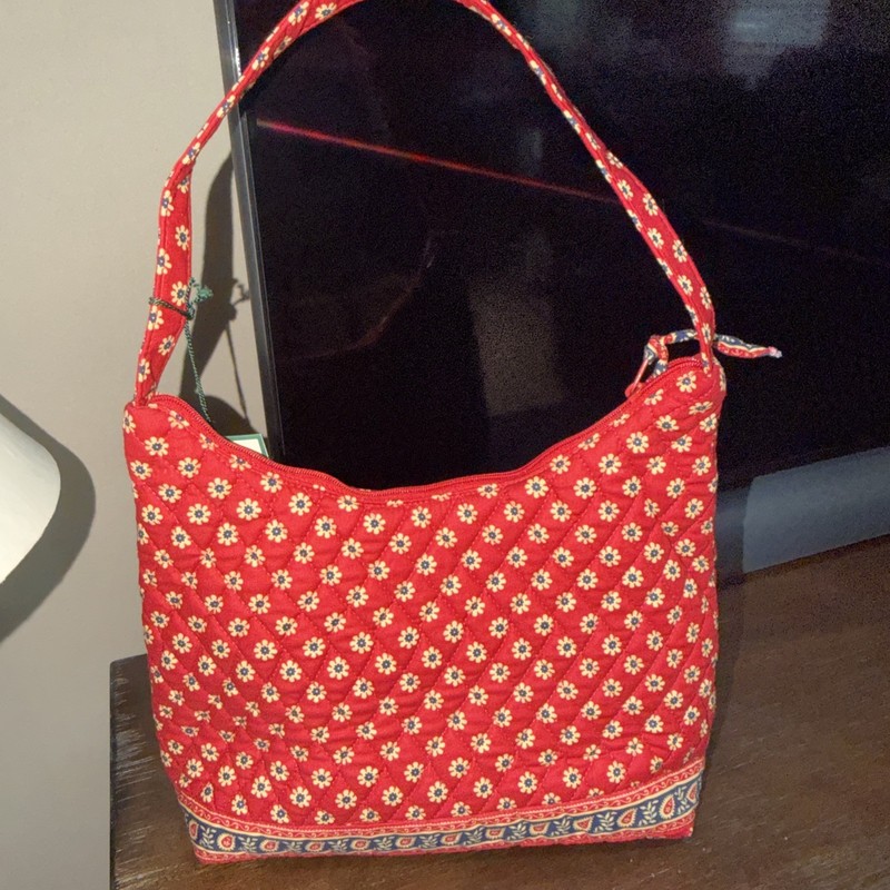 Vera Bradley Hobo in Cotton Retired Americana Red gallery