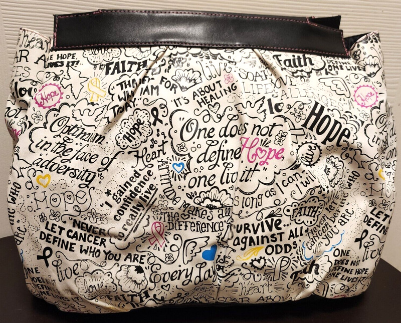 NEW - Miche Prima Shell - "Hope" Retired - colorful word print faux leather gallery