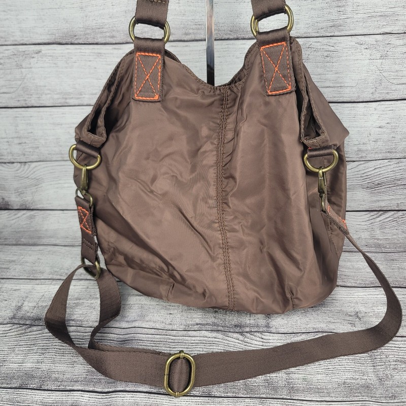 Life Is Good Brown Nylon Handled Shoulder Bag gallery