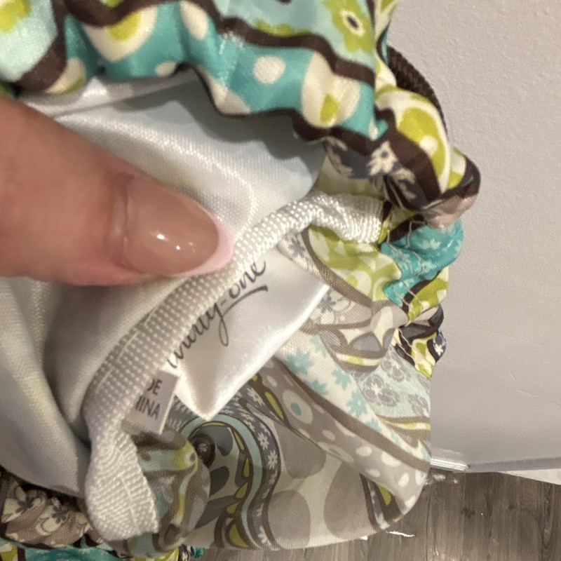 Thirty-One Floral Multicolor Drawstring Backpack, Zip Pocket, Pouch, Lined gallery