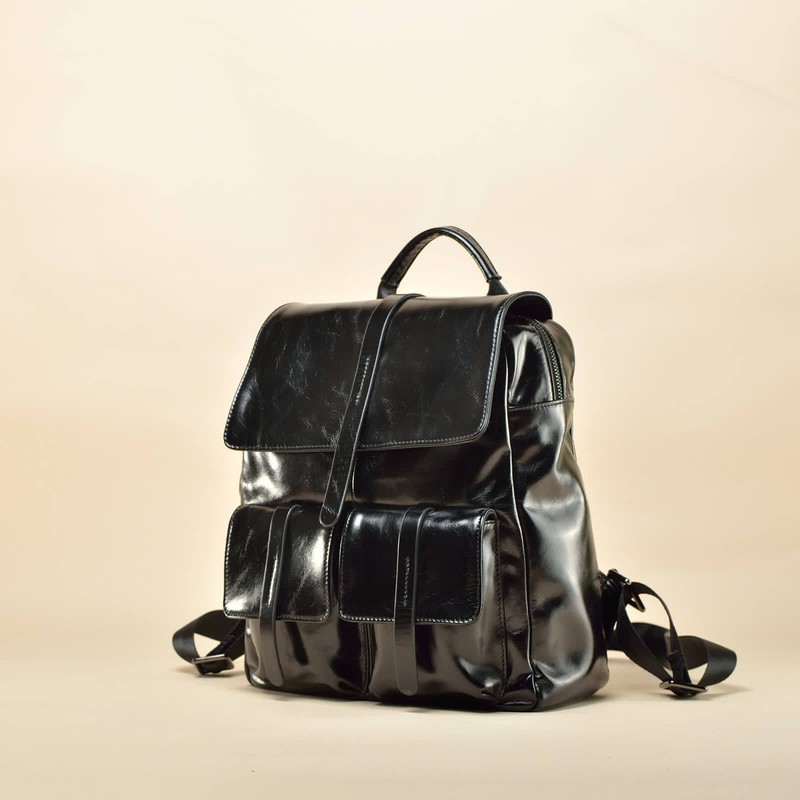 Erivis Women LUXURY LEATHER Backpack Stylish Outdoor Travel Ladies Fashion