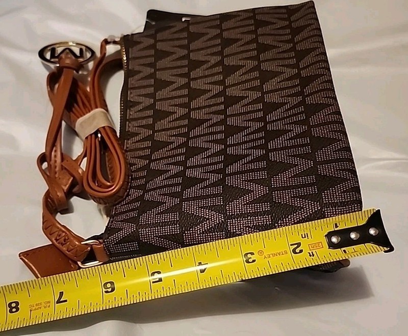 MKF Collection Womens Signature Adjusatble Strap Crossbody Brown Bag [New**] C4 gallery