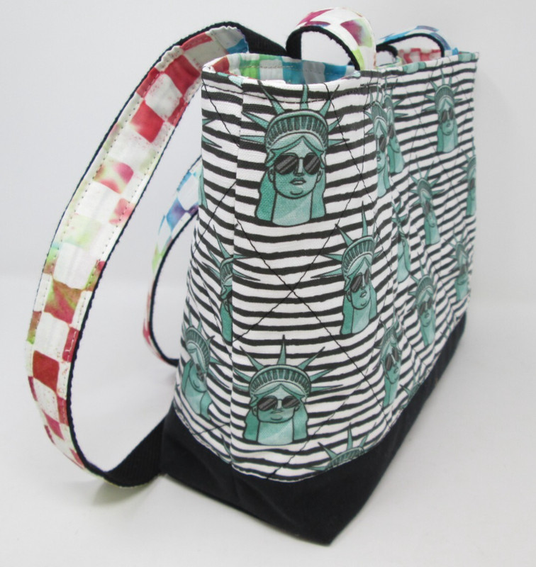Statue of Liberty Purse Tote Bag Handmade USA 2026 Patriotic American OOAK gallery