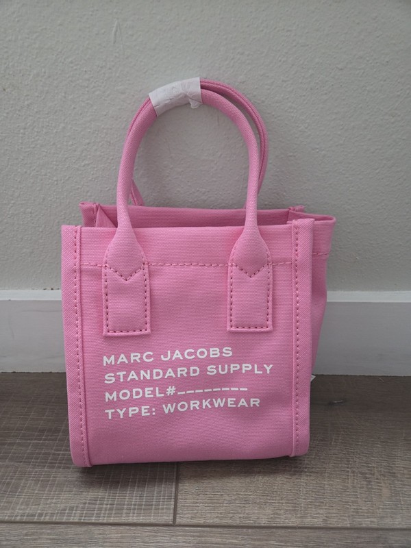 Marc Jacobs Standard Supply Canvas Tote Small Petal Pink NWT