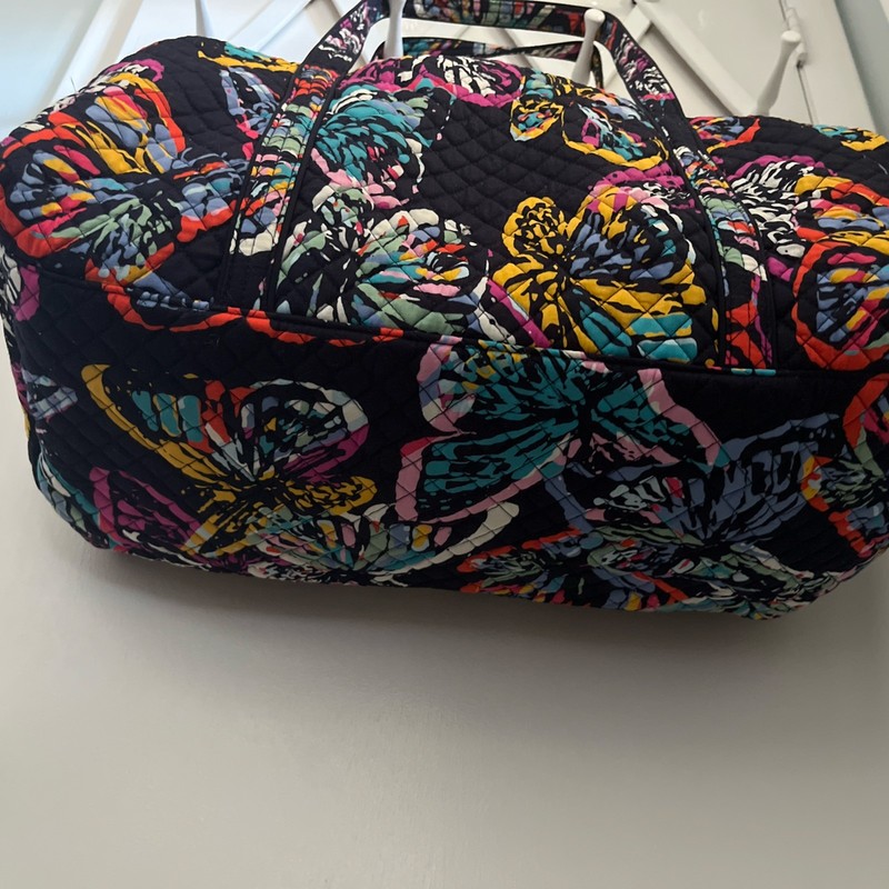 Vera Bradley X Large Butterfly Flutter Traveler Duffel Bag iconic gallery