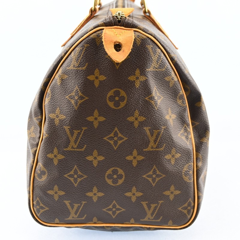 Auth LOUIS VUITTON Speedy 30 Monogram Handbag Monogram Canvas N2956GA806 gallery